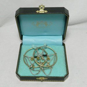 Juicy Couture $55 YJRU0490 Hoop Earrings NIB